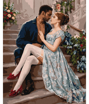 Набір для розпису по номерах "Мереживо таємниць з фарбами металік" 