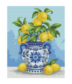 Алмазна мозаїка SANTI "Лимонний букет"