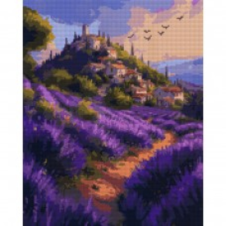 Алмазна мозаїка SANTI "Лаванда Провансу"