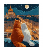 Алмазна мозаїка SANTI "Коти на даху"