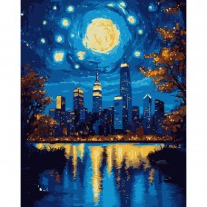 Картина за номерами SANTI "Чарівне місто"