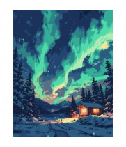 Картина за номерами SANTI "Північне сяйво"