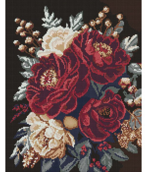 Набір з алмазною мозаїкою "Квітковий спокій"