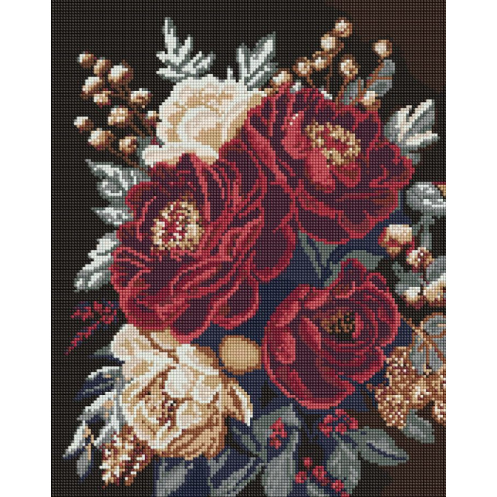 Набір з алмазною мозаїкою "Квітковий спокій"