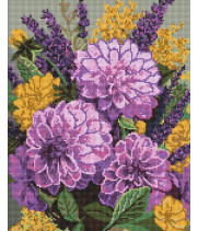 Набір з алмазною мозаїкою "Фіолетовий танок"