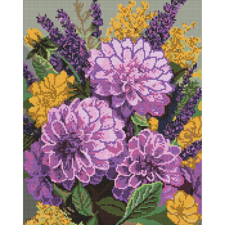 Набір з алмазною мозаїкою "Фіолетовий танок"