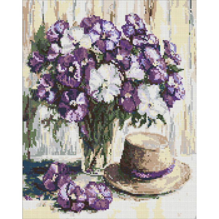 Набір з алмазною мозаїкою "Квітковий натюрморт"