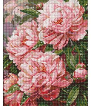 Набір з алмазною мозаїкою "Рожеве натхнення" Набір з алмазною мозаїкою "Рожеве натхнення"