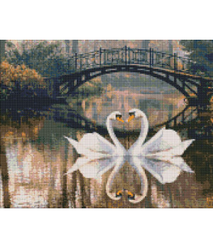 Набір з алмазною мозаїкою AMO 7410 "Романтична історія"