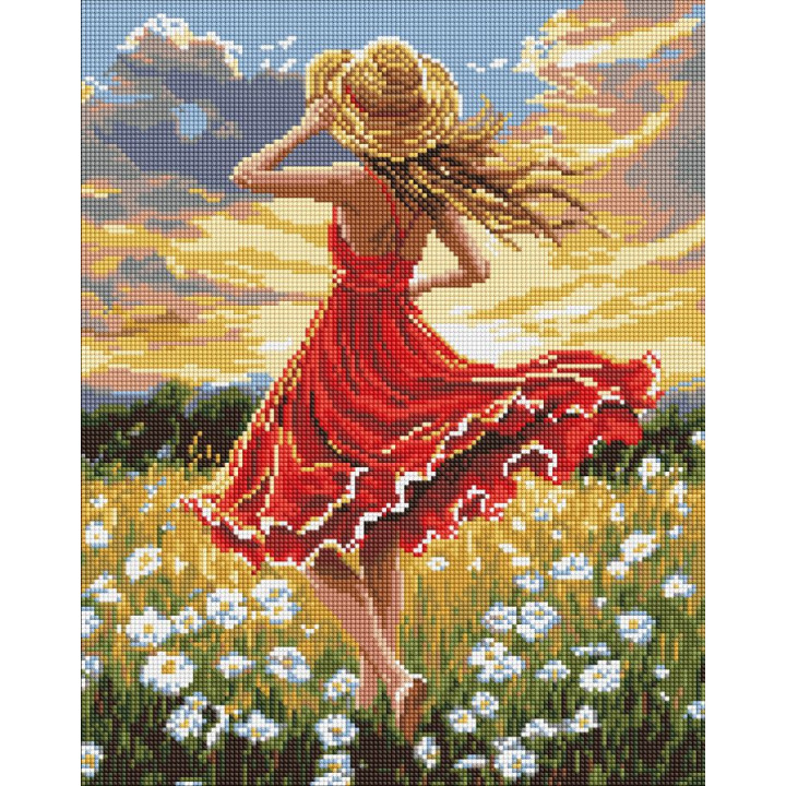 Набір з алмазною мозаїкою "Танець в полі"