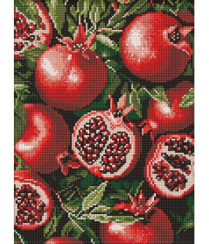 Набір з алмазною мозаїкою "Гранат у розрізі" Набір з алмазною мозаїкою "Гранат у розрізі"