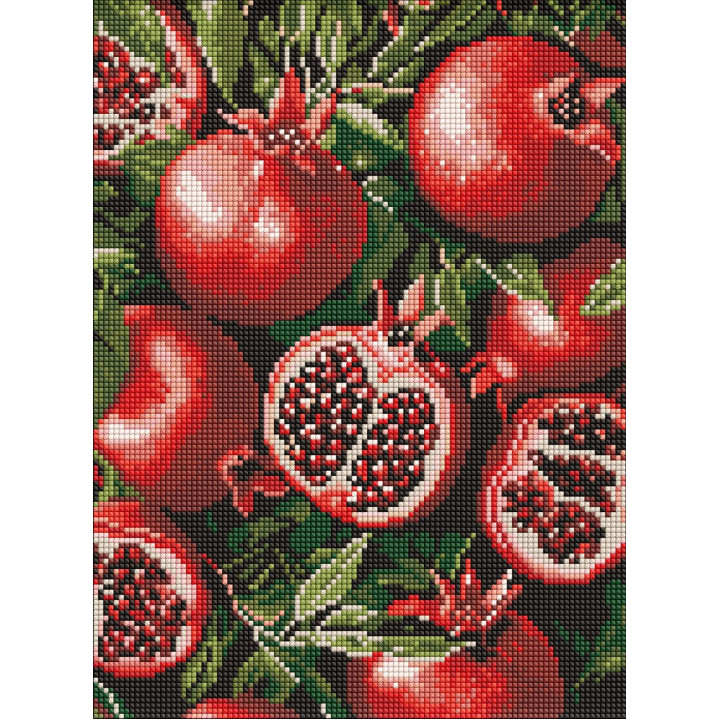 Набір з алмазною мозаїкою "Гранат у розрізі"