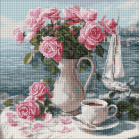 Набір з алмазною мозаїкою "Ранкові троянди" 