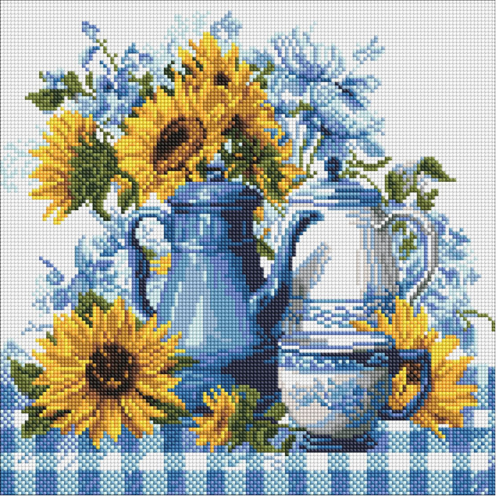 Набір з алмазною мозаїкою "Сонячна кава"