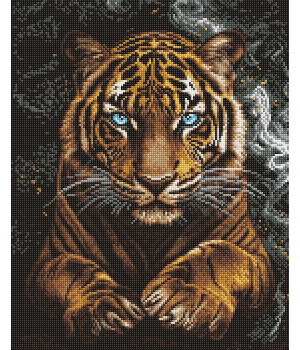 Набір з алмазною мозаїкою "Дикий тигр"