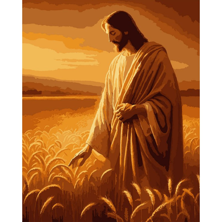 Картина за номерами SANTI "Жнива віри"