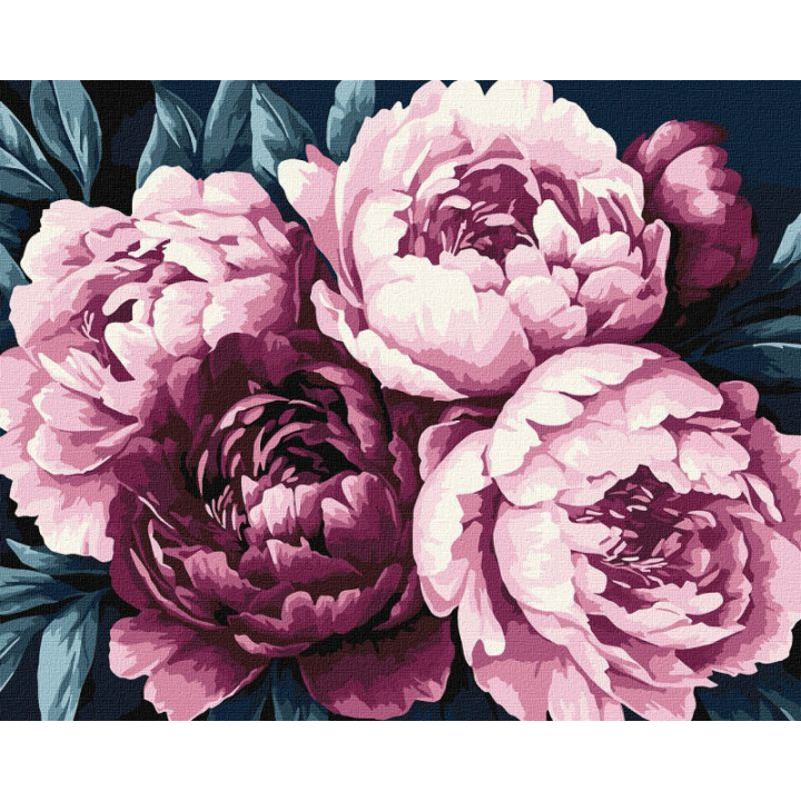 Набір для розпису по номерах "Ніжні пелюстки"