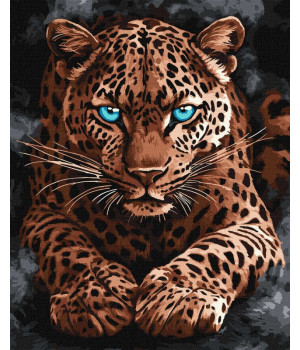 Набір для розпису по номерах "Дикий гепард"