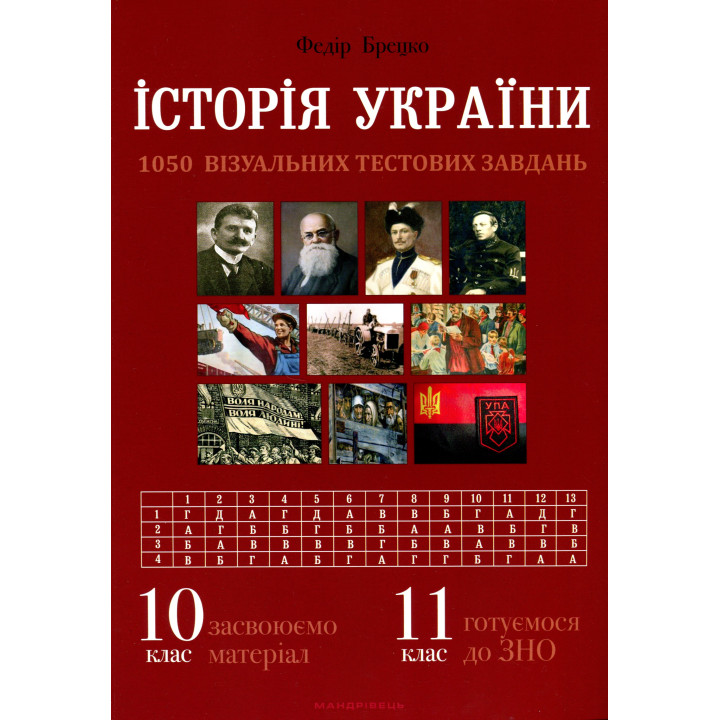 Електронна книга Історія України. Візуальні тестові завдання.