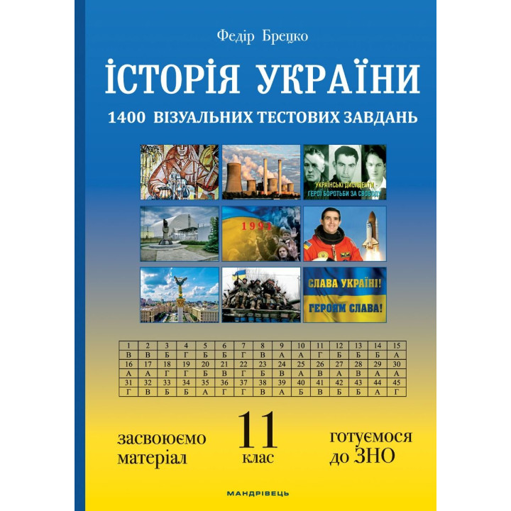 Електронна книга Історія України: візуальні тестові завдання.