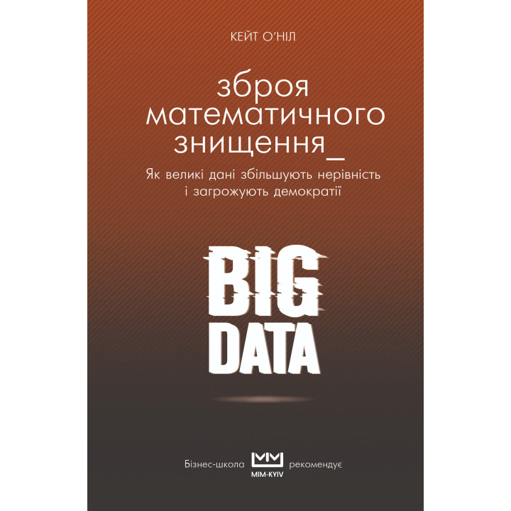 Електронна книга BIG DATA. Зброя математичного знищення (МІМ)