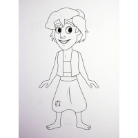 Disney Маля. Гра з кольором. Аладдін