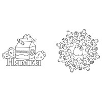 Наймиліша розмальовка Pusheen. Розфарбовуй і грай