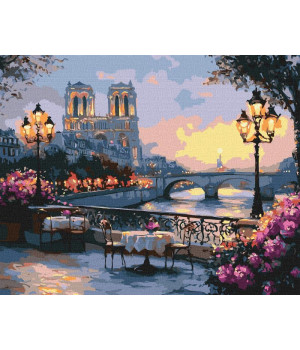 Картина за номерами - Французький пейзаж ©art_selena_ua