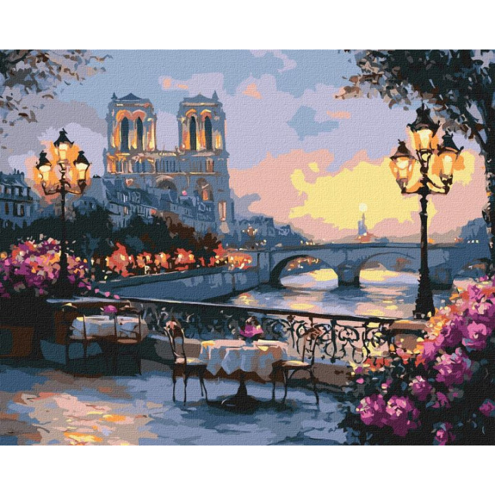 Картина за номерами - Французький пейзаж ©art_selena_ua