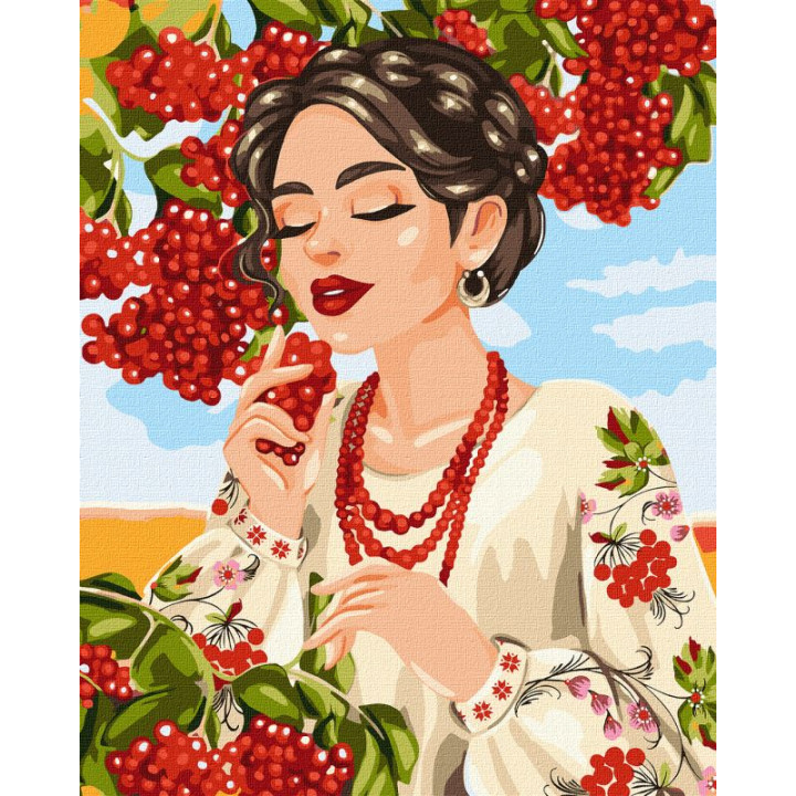 Картина за номерами - Червона калина