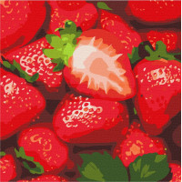 Картина за номерами - Соковита полуниця