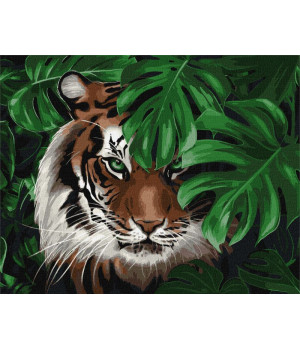 Картина за номерами - Амурський тигр