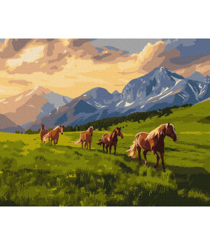 Картина за номерами - Вільні духом ©art_selena_ua