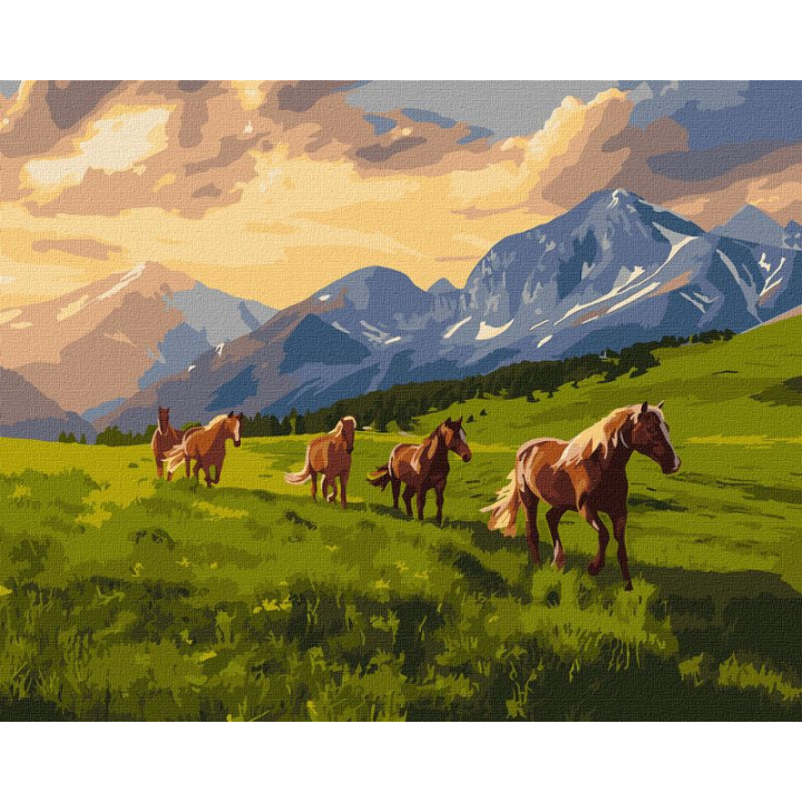 Картина за номерами - Вільні духом ©art_selena_ua