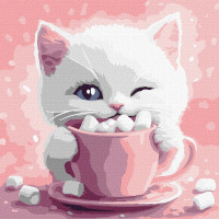 Картина за номерами - Какао для котика (картина № 3) ©art_selena_ua