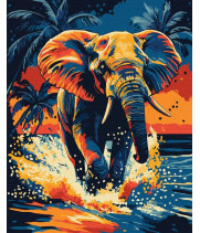 Картина за номерами - Магія слона