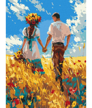 Картина за номерами - Прогулянка закоханих ©art_selena_ua