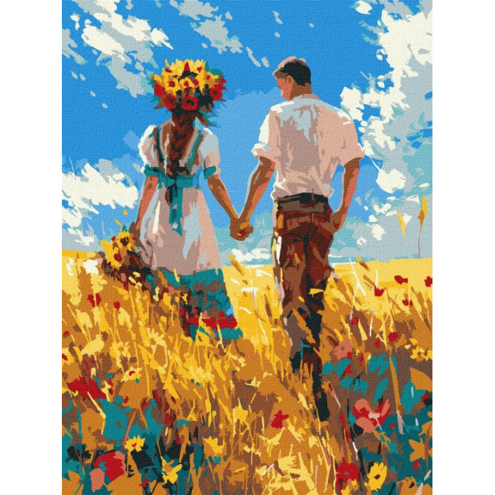 Картина за номерами - Прогулянка закоханих ©art_selena_ua