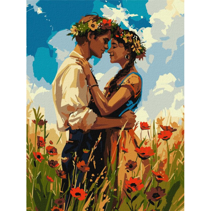 Картина за номерами - Закохана пара ©art_selena_ua