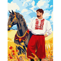 Картина за номерами - Козак у полі ©art_selena_ua