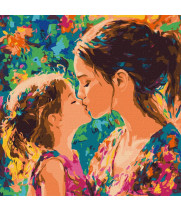 Картина за номерами - Материнський поцілунок
