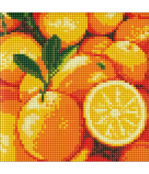 Алмазна мозаїка  - Соковитий апельсин