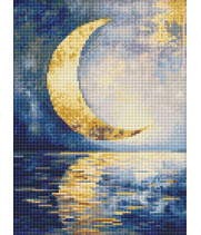 Алмазна мозаїка - Відбиток місяця