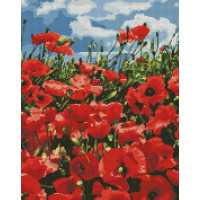 Алмазна мозаїка - Дивовижні маки