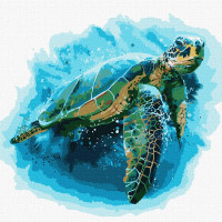 Картина за номерами - Блакитна черепаха