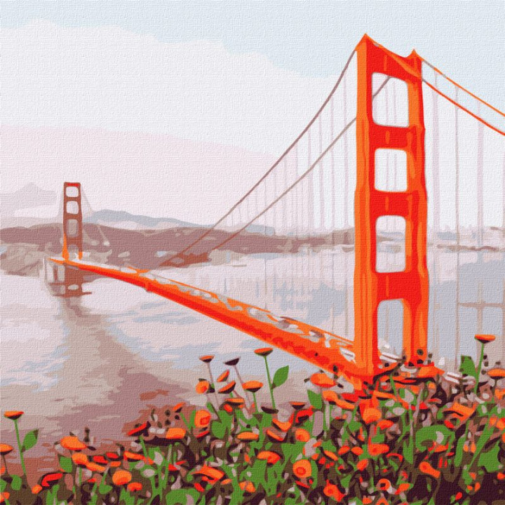 Картина за номерами - Ранковий Сан-Франциско
