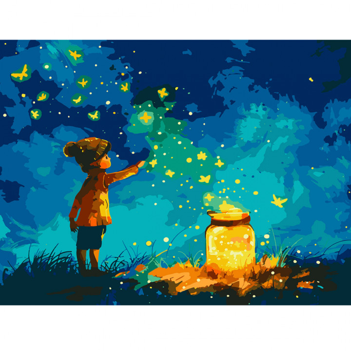 Картина за номерами SANTI 