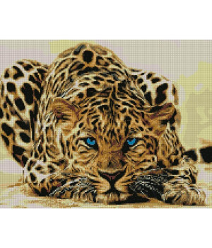 Алмазна мозаїка - Леопард притаївся (AMO7024)