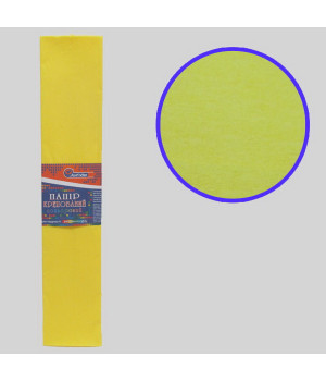 Гофро-папір 55%, 20г м2 JO KR55-8030  50*200см, Жовтий (10 200)