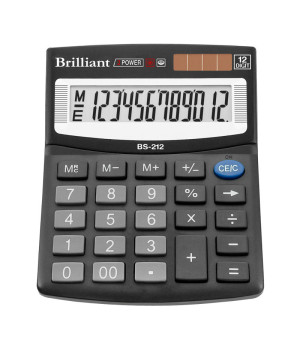 Калькулятор Brilliant BS-212 наст.12-розр,1 пам.100*125